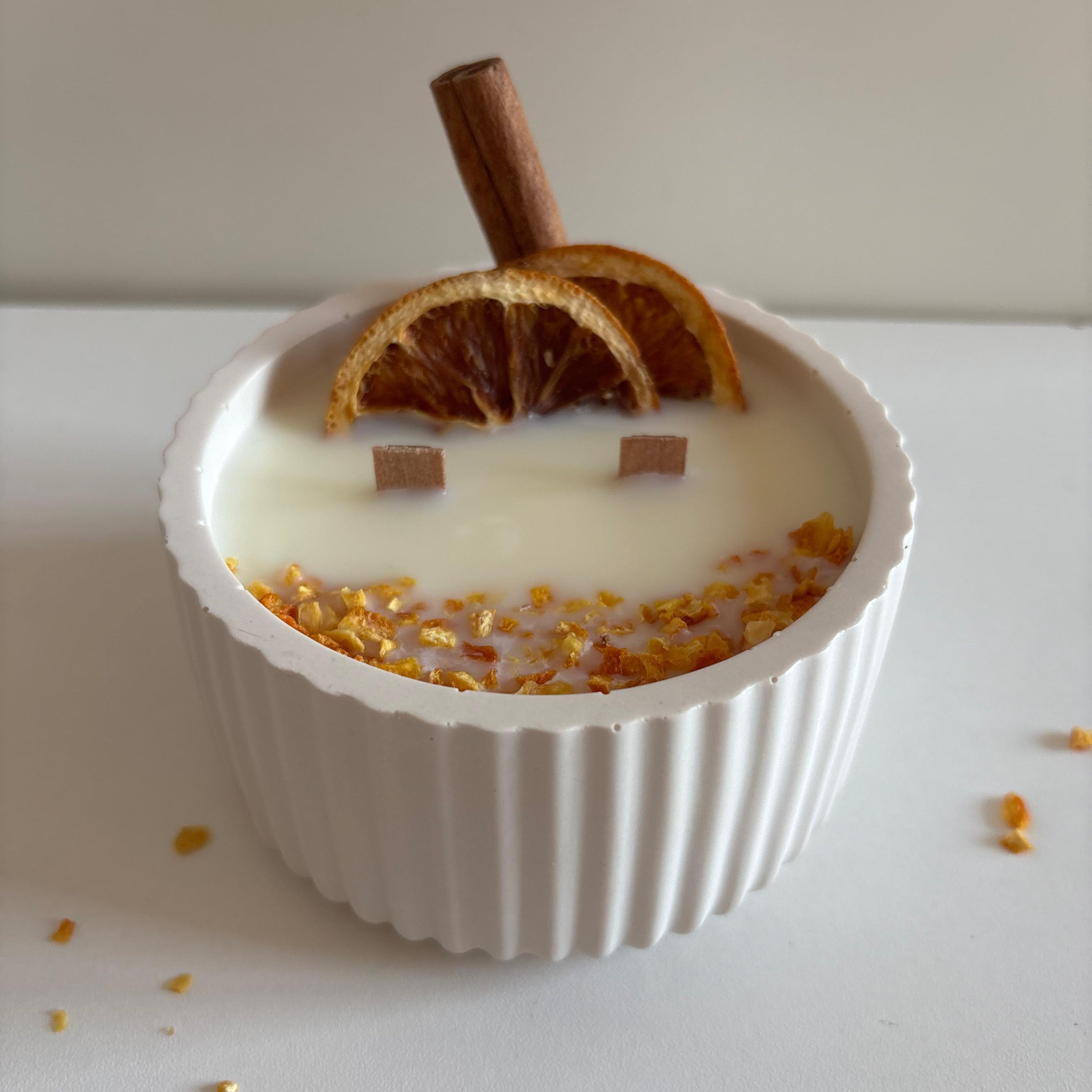 Vela de Naranja y Canela Grande