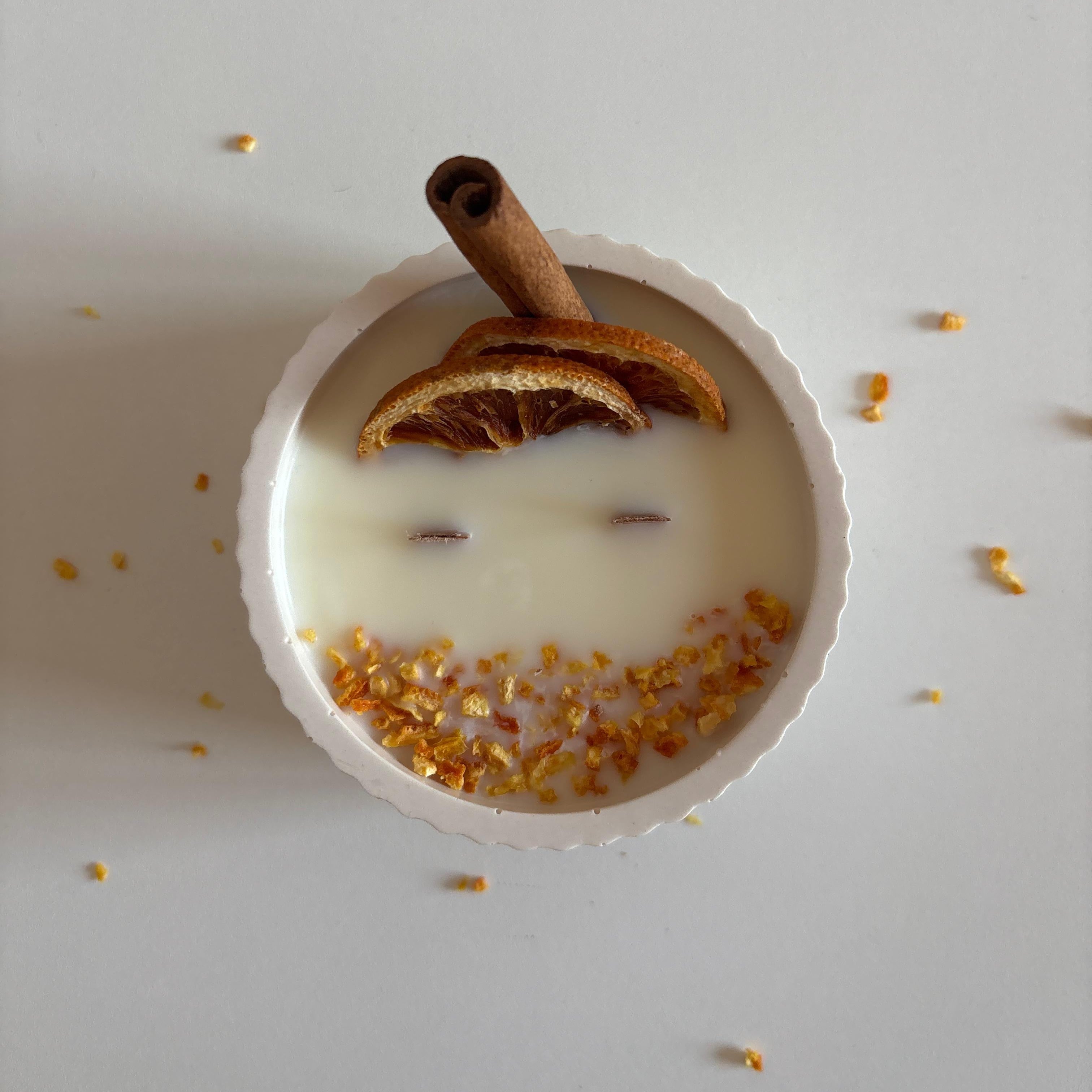 Vela de Naranja y Canela Grande