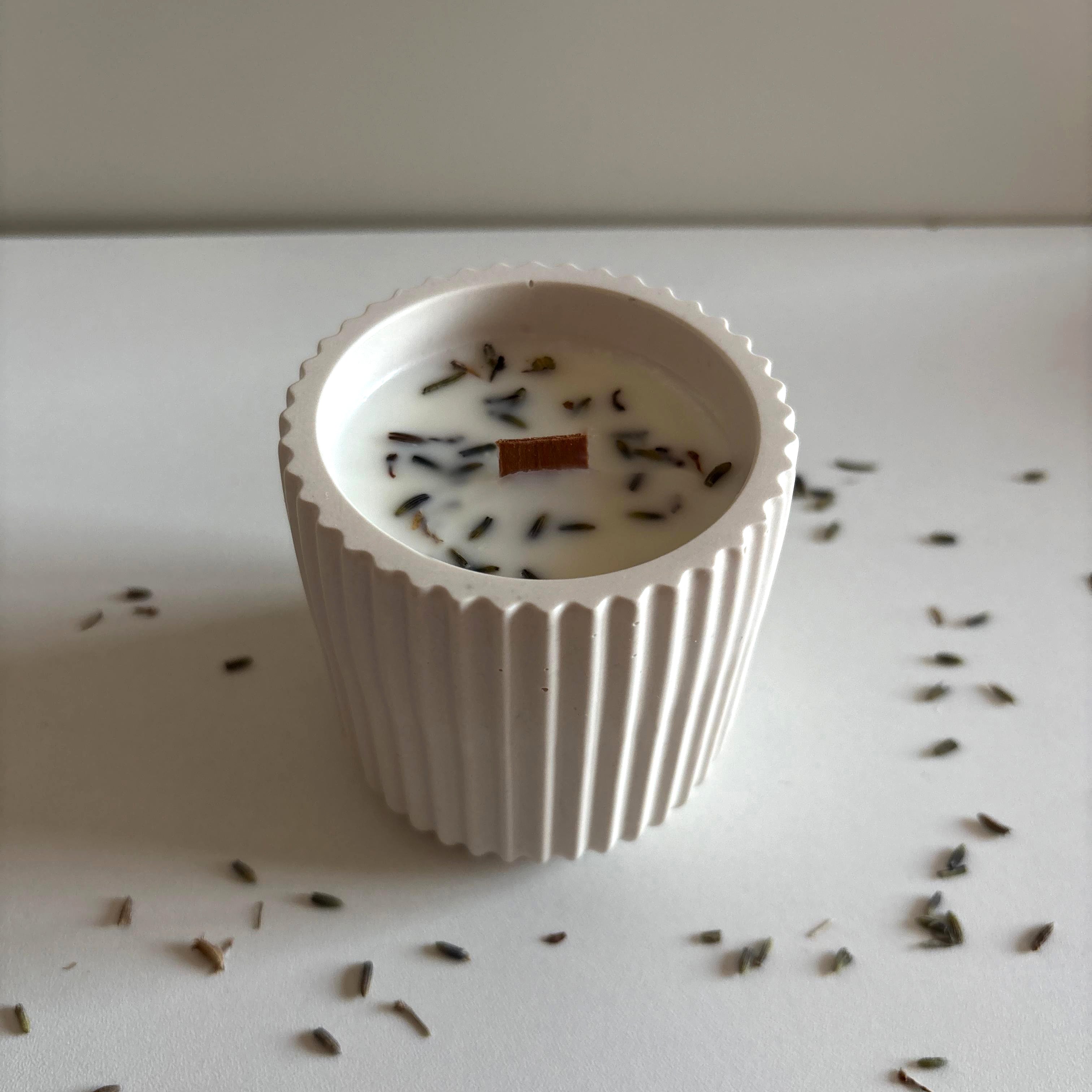 Vela de Lavanda y Aloe Vera